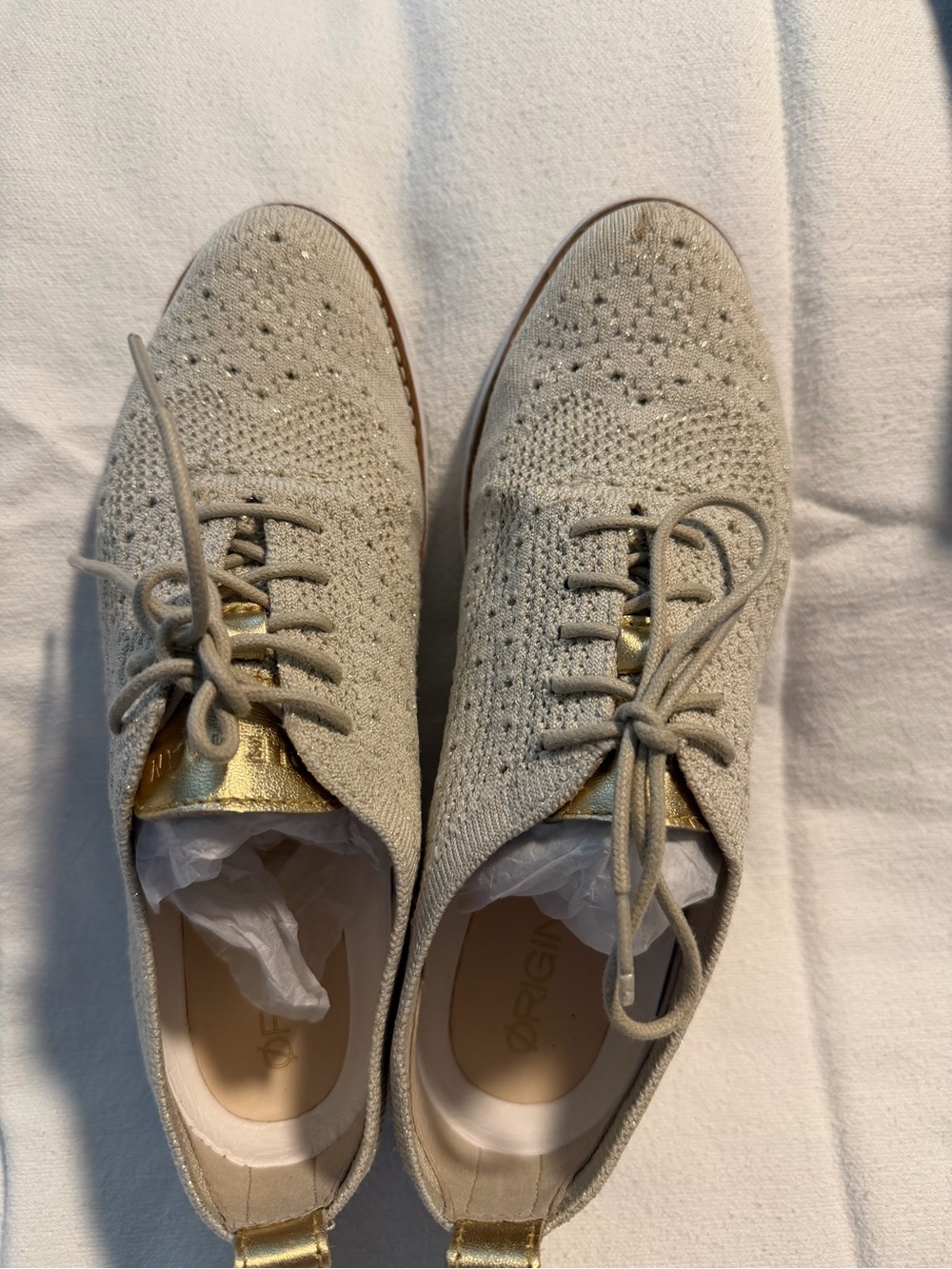 Women’s Cole Haan Original Grand Stitchlite Winged Oxford -Brazilian Sand 6.5